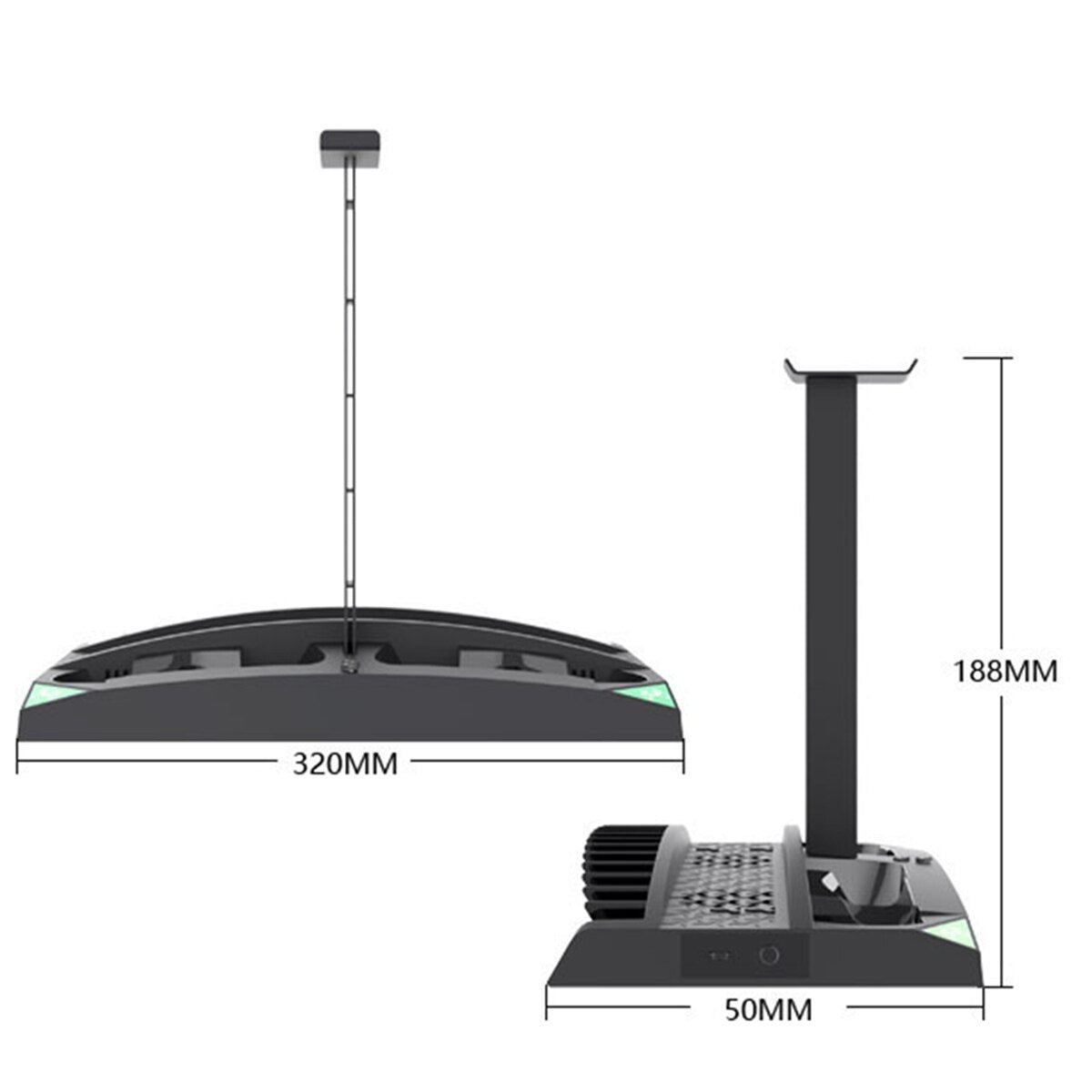 Double Recharge avec ventilateur de Refroidissement Multifonction