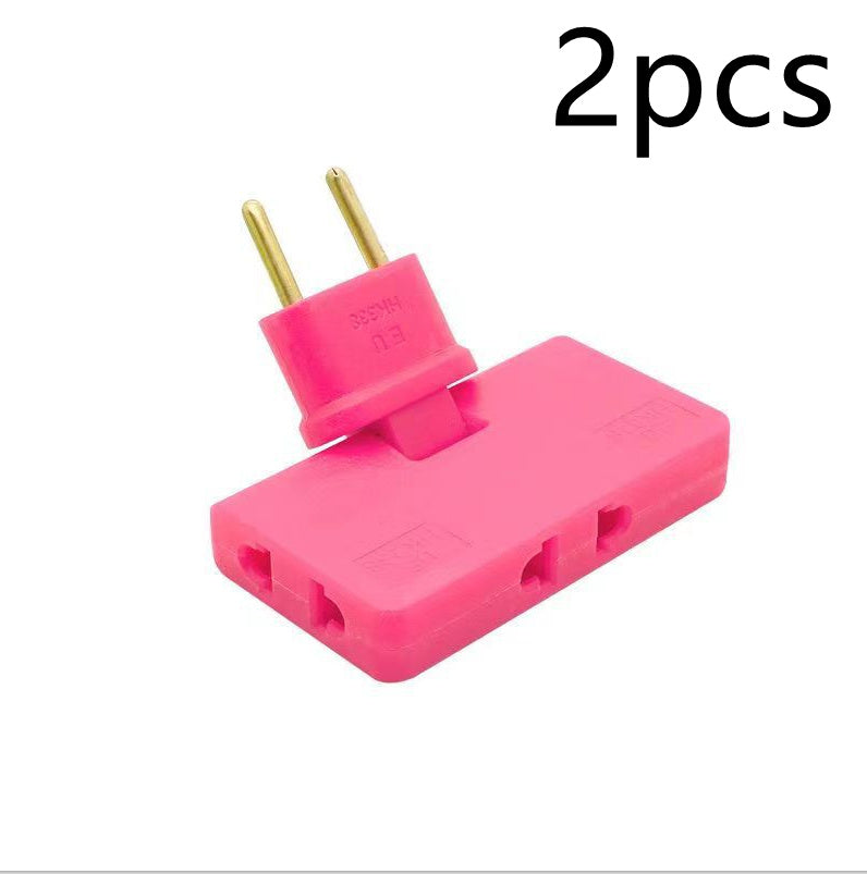 Adaptateur Prise EU Rotatif 1 en 3