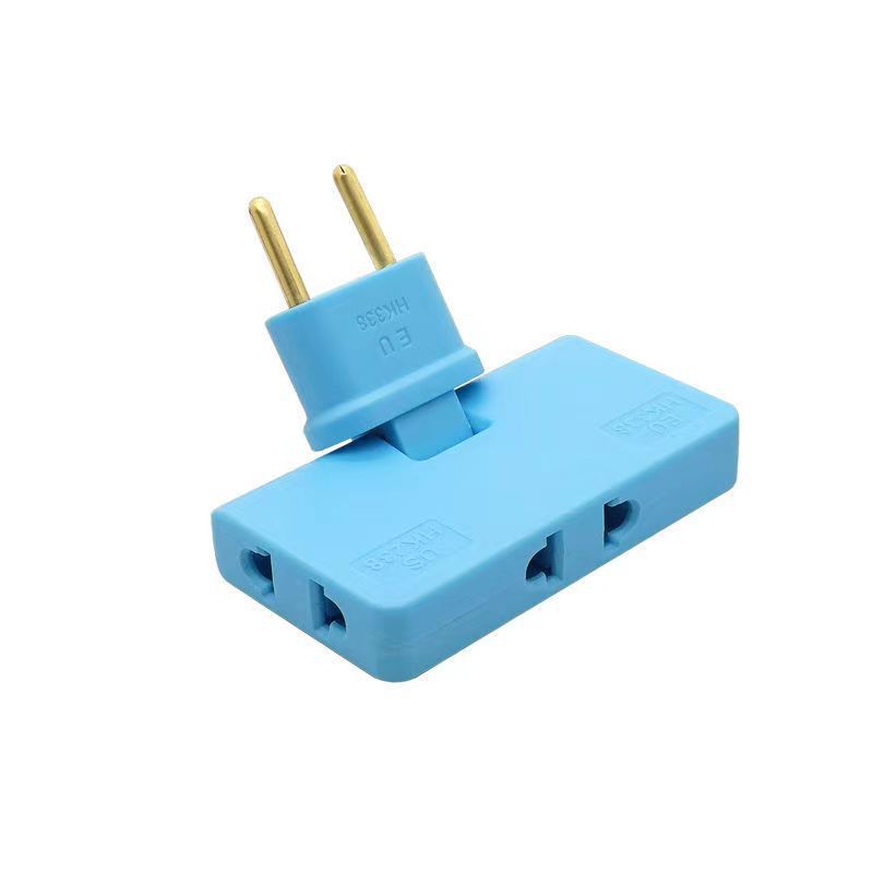Adaptateur Prise EU Rotatif 1 en 3