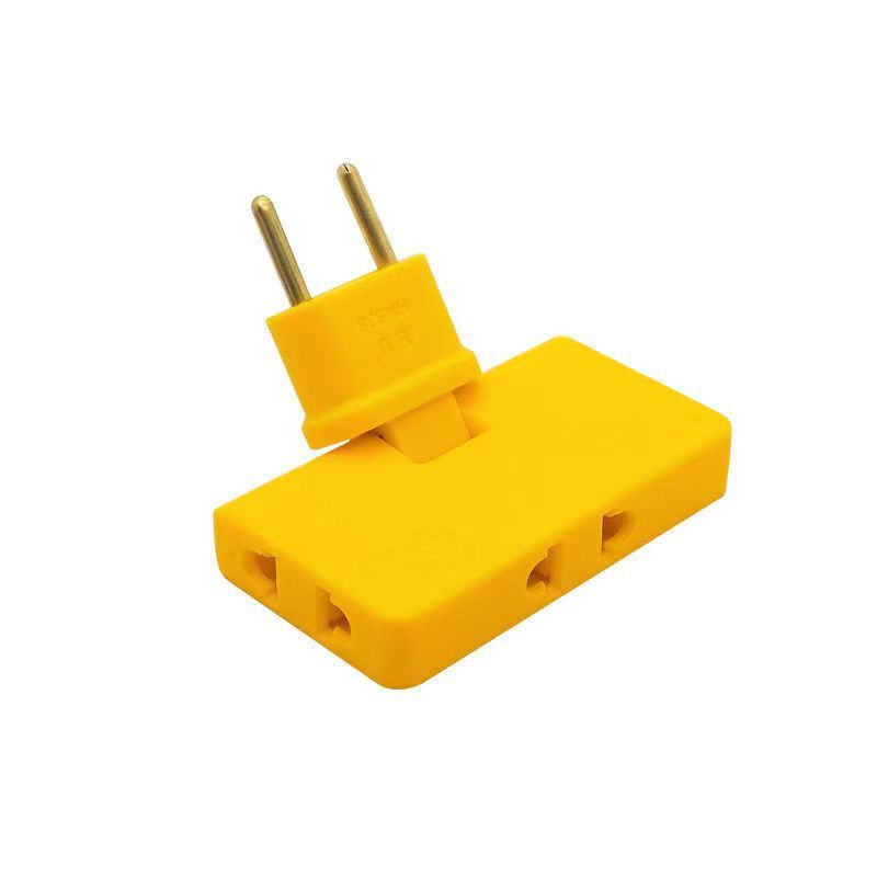 Adaptateur Prise EU Rotatif 1 en 3